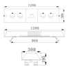 Led&Halogen Lightbar & Speaker 330L